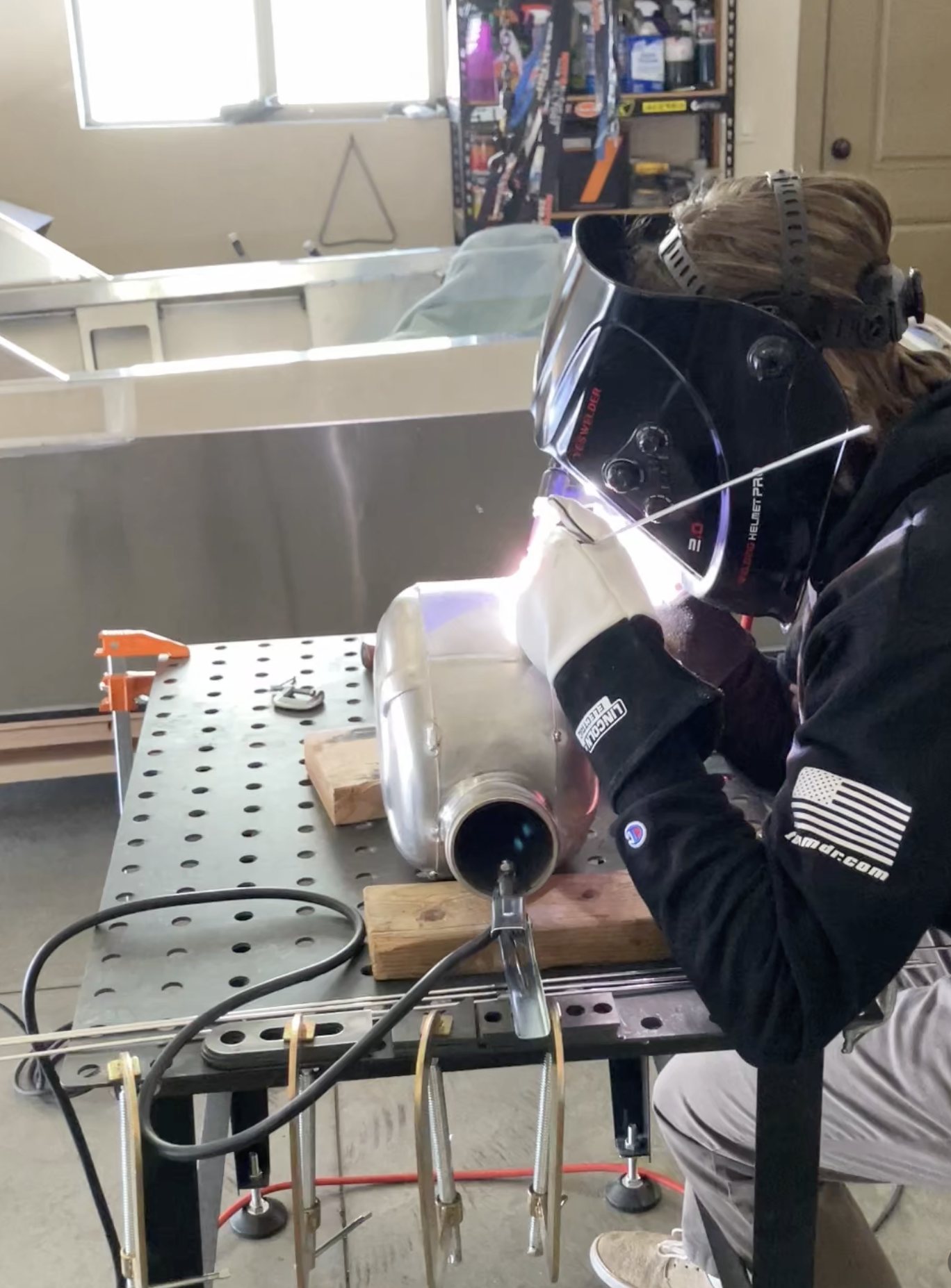 Welding — Strake S12 build